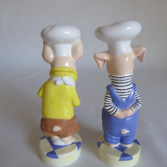 2001 DEPT 56 TOOT & PUDDLE PIG CERAMIC SALT & PEPPER SHAKER SET (NEW IN BOX) - Picture 5 of 13